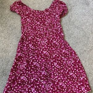 Girls floral spring / summer dress , pink, 10-12, NWOT